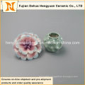 New Style Empty Ceramic Perfume Bottle with Flower Cap